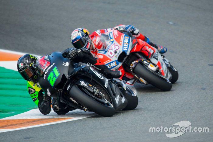 Franco Morbidelli, Petronas Yamaha SRT, Andrea Dovizioso, Ducati Team