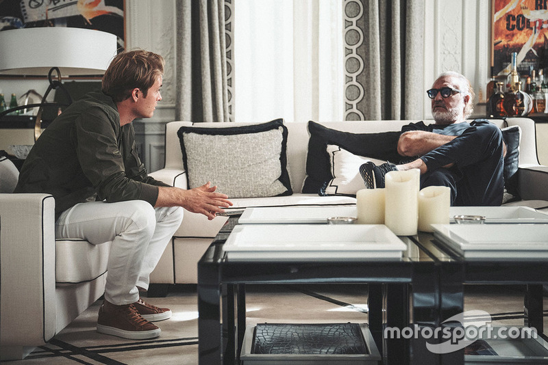 Nico Rosberg trifft Flavio Briatore zum Interview