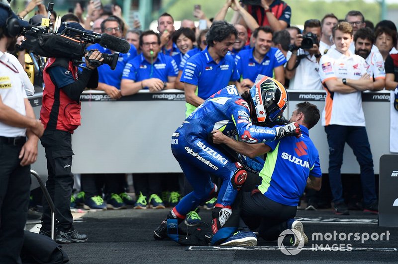 Race winner Alex Rins, Team Suzuki MotoGP