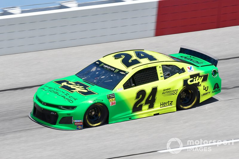  William Byron, Hendrick Motorsports, Chevrolet Camaro Hendrick Autoguard/City Chevrolet Throwback