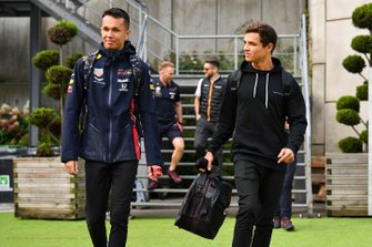 Alex Albon, Red Bull, Lando Norris, McLaren