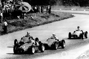 Juan Manuel Fangio, Maserati A6GCM, Giuseppe Farina, Ferrari 500, Alberto Ascari, Ferrari 500 y Onofre Marimon, Maserati A6GCM