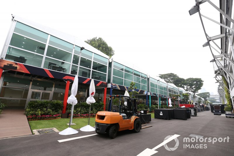 Przygotowania do GP Singapuru 2019