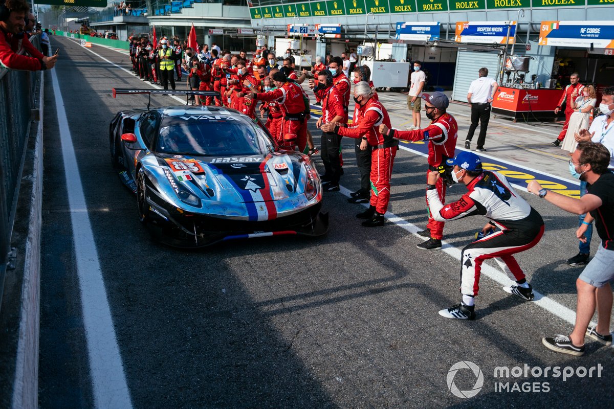 #83 AF Corse Ferrari 488 GTE EVO: Francois Perrodo, Nicklas Nielsen, Alessio Rovera