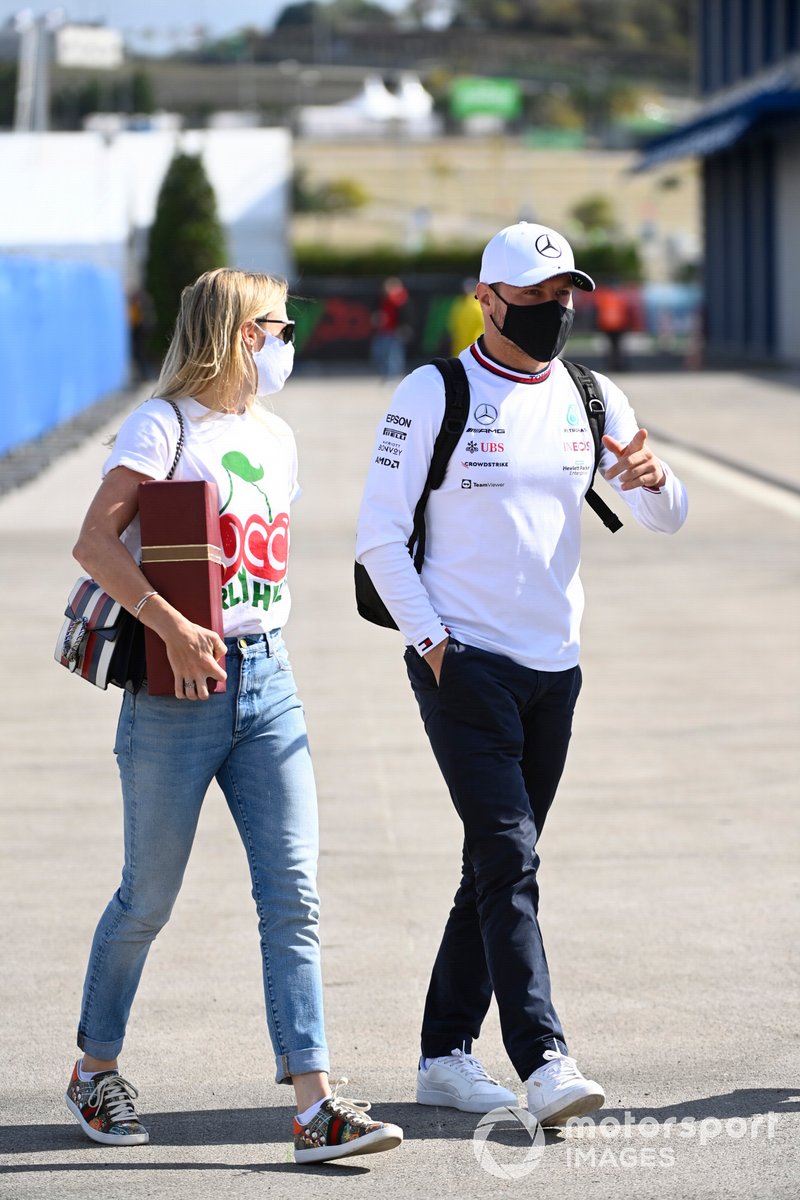 Tiffany Cromwell and Valtteri Bottas, Mercedes