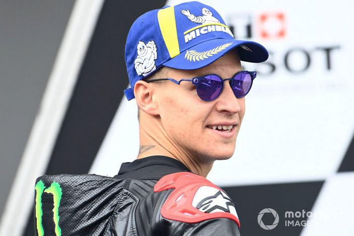 Podio: ganador Fabio Quartararo, Yamaha Factory Racing