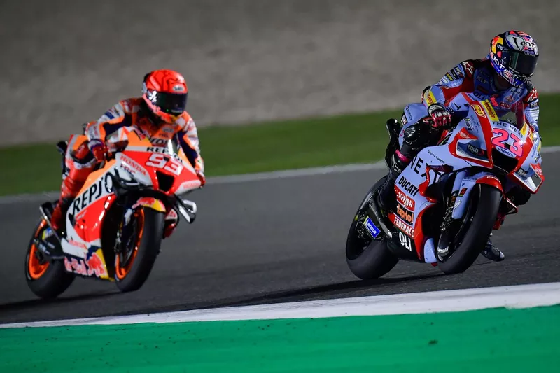 Enea Bastianini, Gresini Racing MotoGP, Marc Marquez, Repsol Honda Team