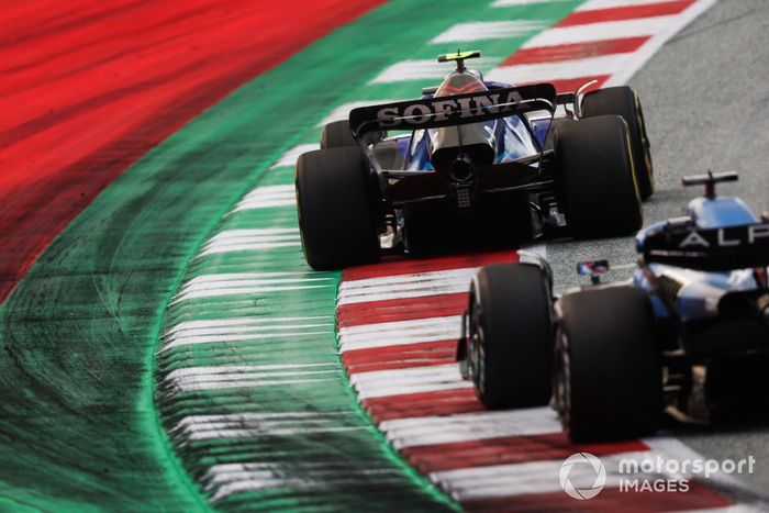 Nicholas Latifi, Williams FW44, Fernando Alonso, Alpine A522