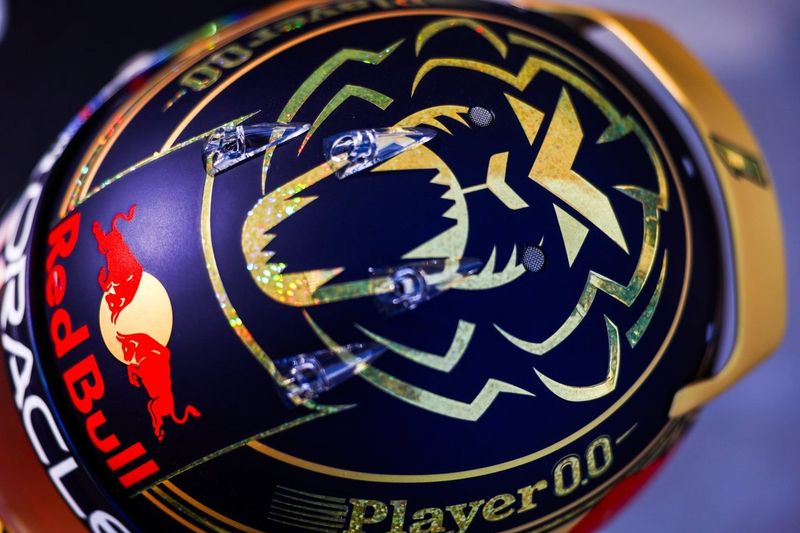 Casco de Max Verstappen, Red Bull Racing