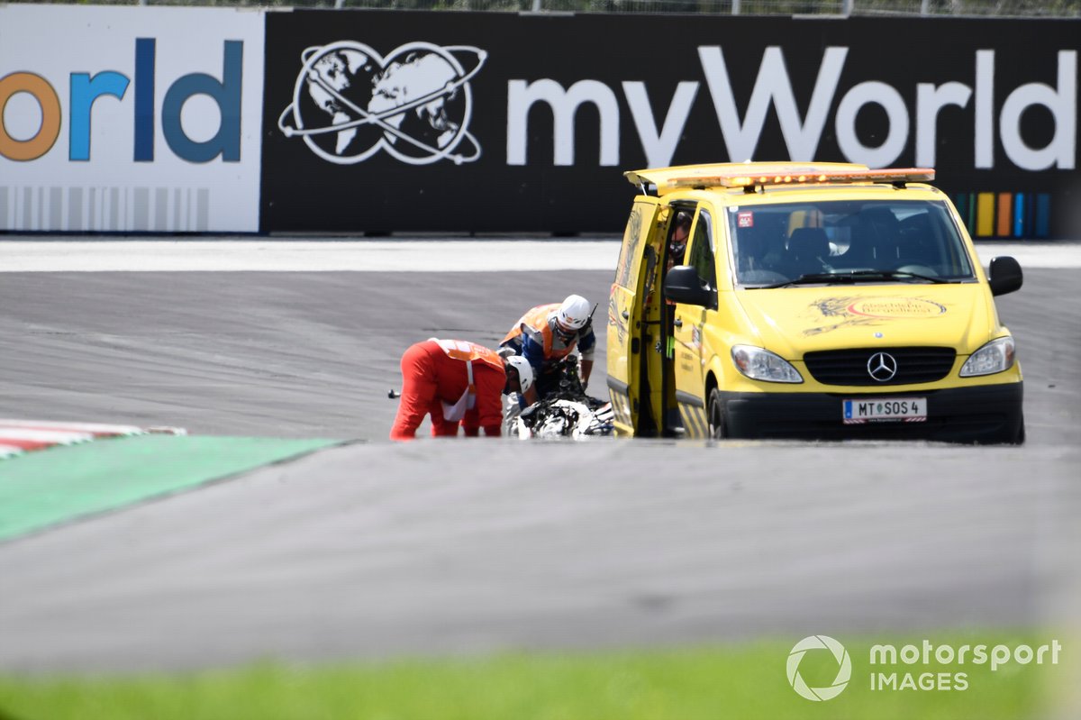 Accidente de Johann Zarco, Avintia Racing