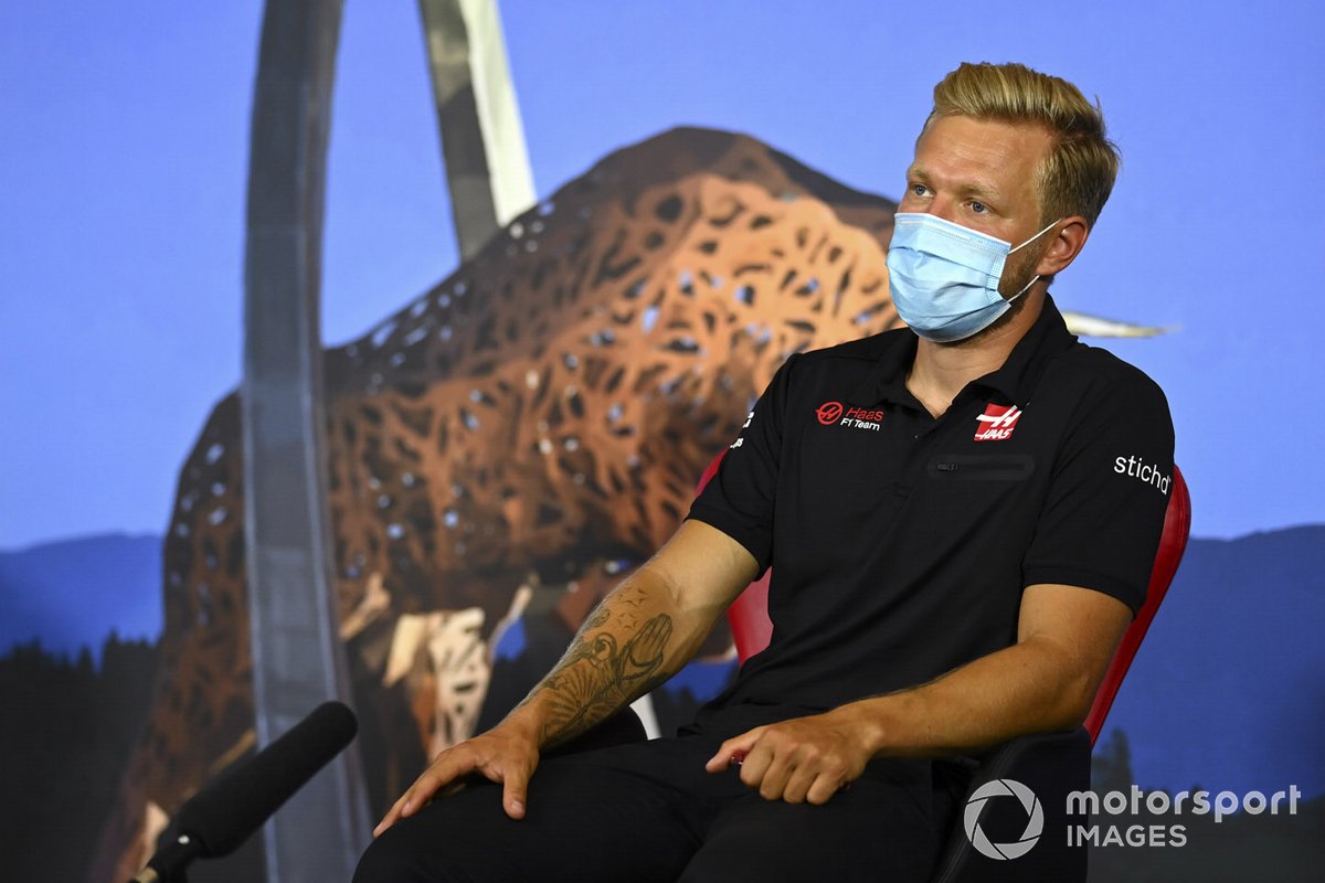 Kevin Magnussen, Haas F1 in the press conference