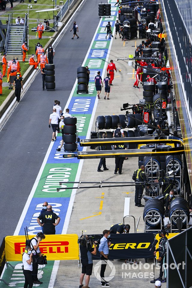 Pit lane