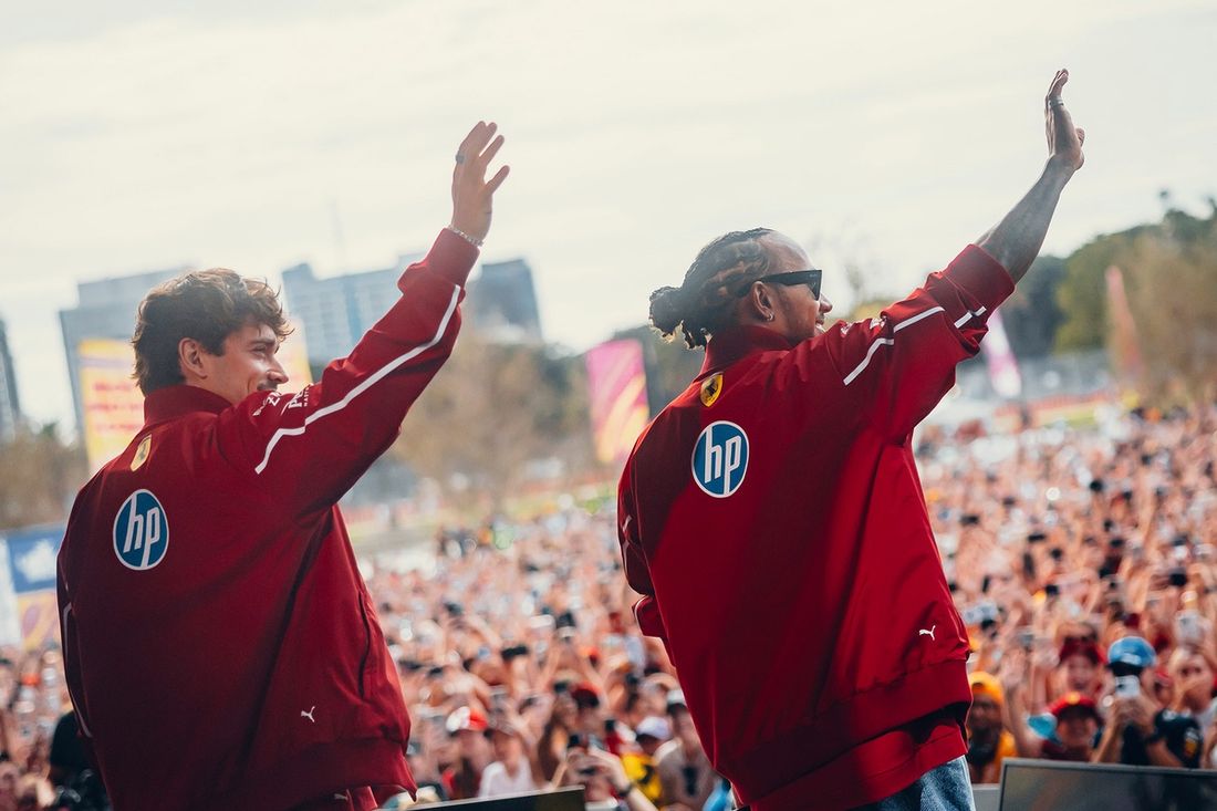 Charles Leclerc, Ferrari, Lewis Hamilton
