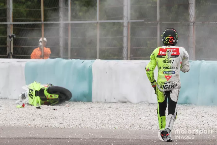 Fabio Di Giannantonio, VR46 Racing Team Crash.