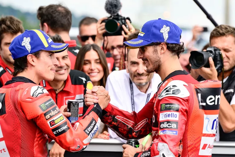 Francesco Bagnaia, Ducati Team, Marc Marquez, Ducati Team
