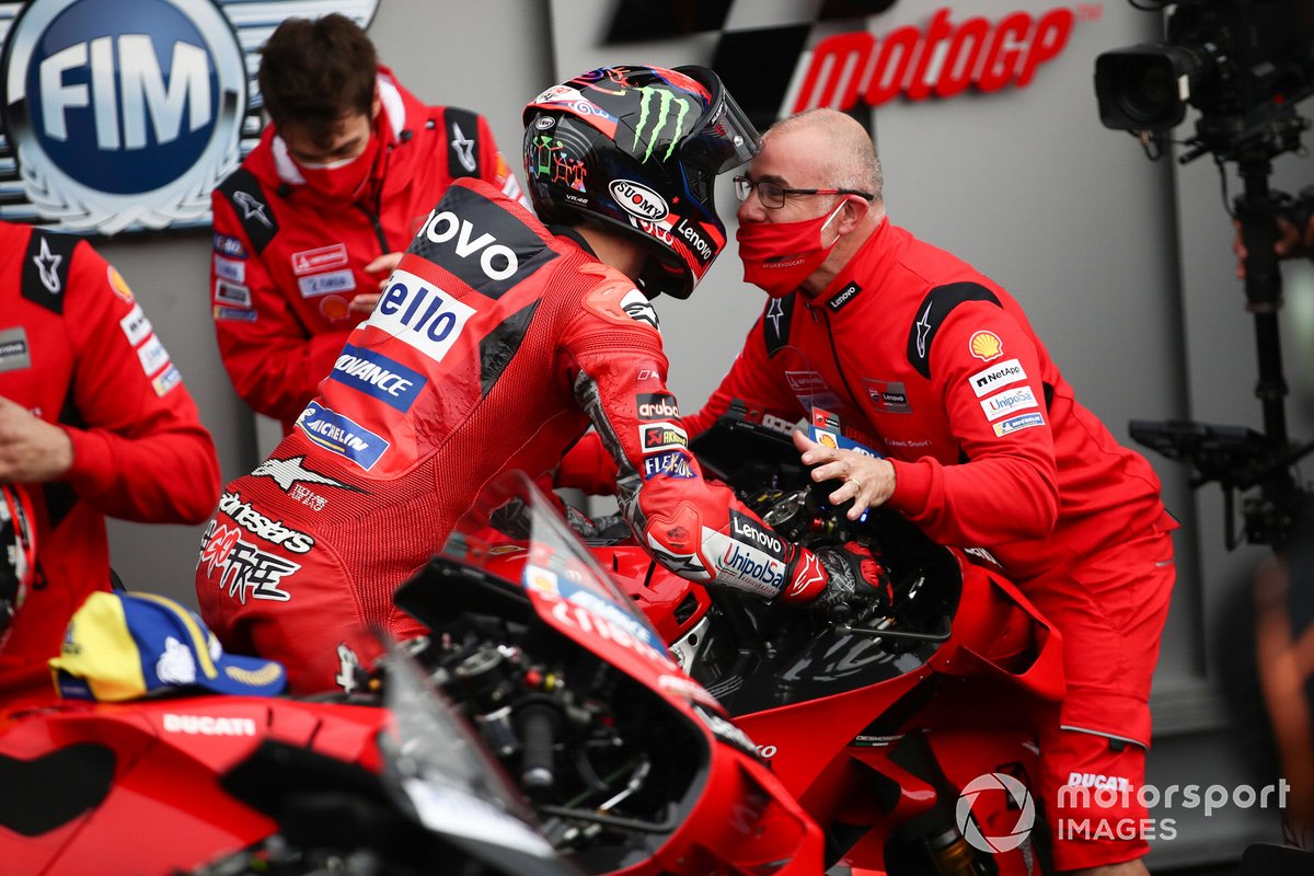Polesitter Francesco Bagnaia, Ducati Team