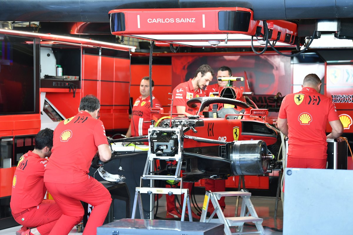 Detalle del Ferrari SF21
