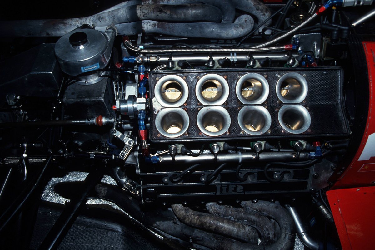 The Life engine in Bruno Giacomelli's Life F190