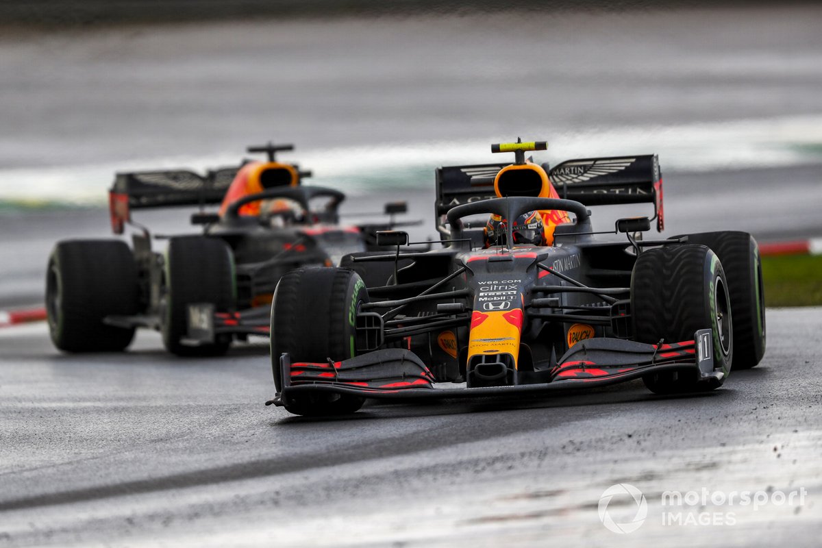 Alex Albon, Red Bull Racing RB16, Max Verstappen, Red Bull Racing RB16