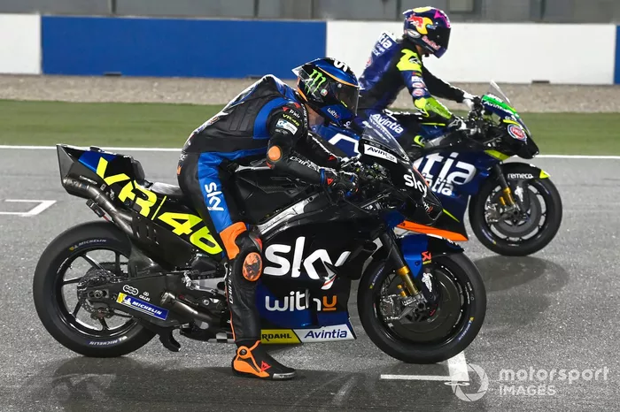 Luca Marini, Esponsorama Racing, prove di partenza