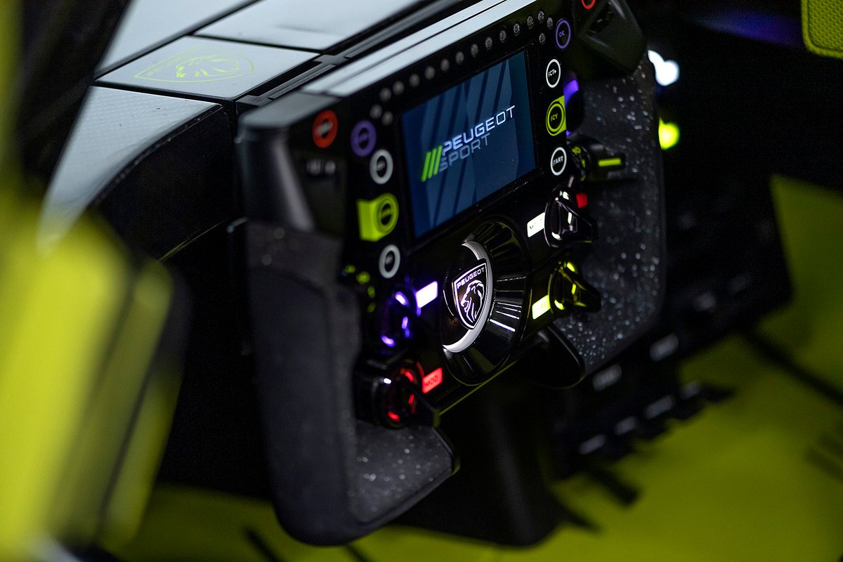 Detalle del Peugeot Hypercar 9X8
