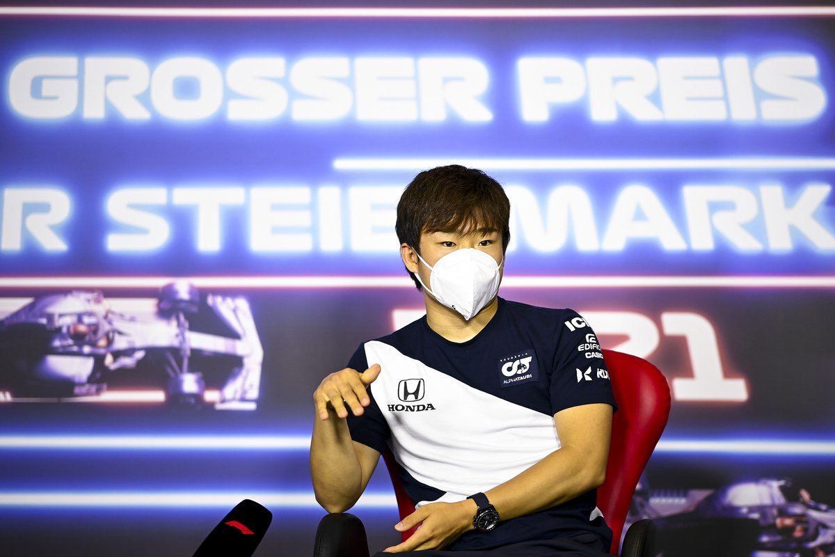 Yuki Tsunoda, AlphaTauri in the Press Conference