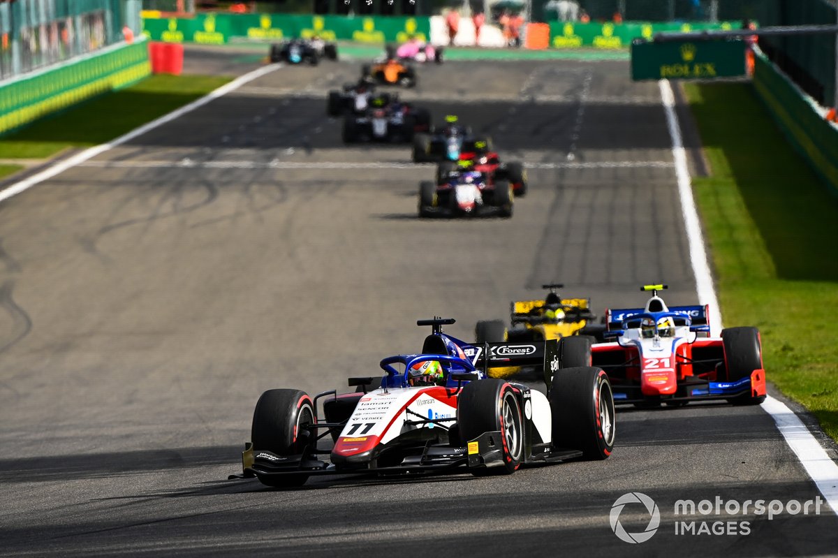 Louis Deletraz, Charouz Racing System, Robert Shwartzman, Prema Racing, Guanyu Zhou, UNI-Virtuosi