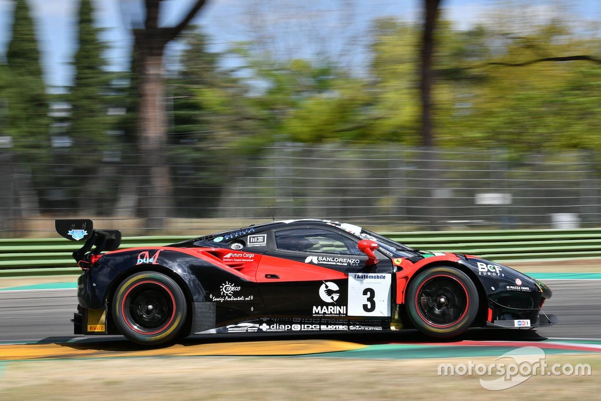 Hudspeth Sean, Michelotto Mattia, Greco Matteo, Ferrari 458 Italia #3, Easy Race