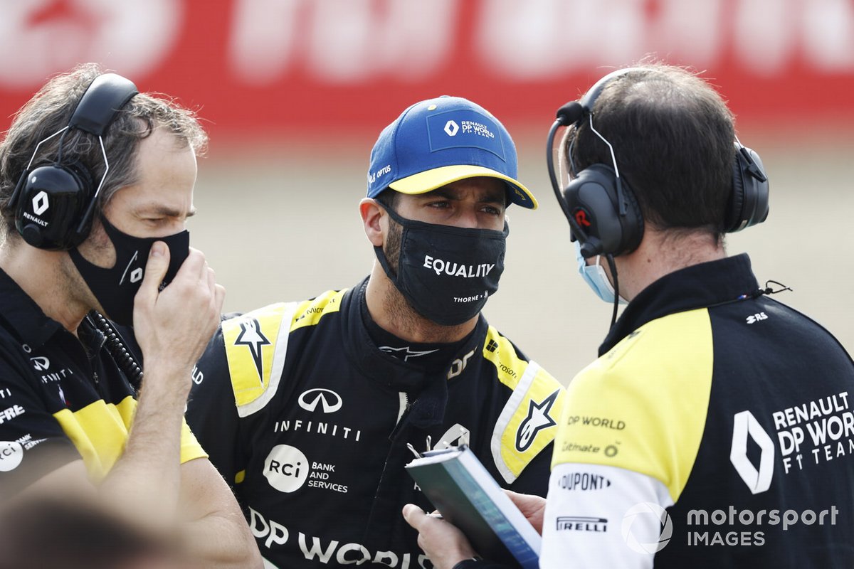Daniel Ricciardo, Renault F1, sulla griglia