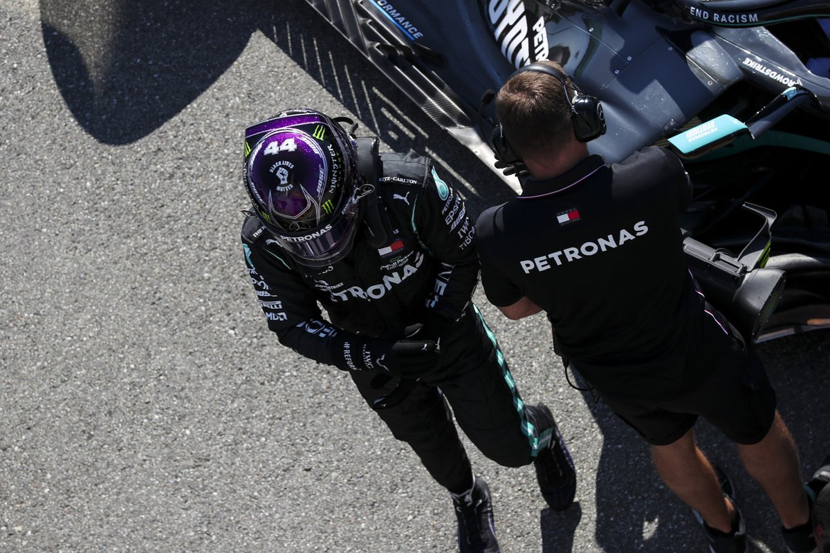 Pole man Lewis Hamilton, Mercedes-AMG F1