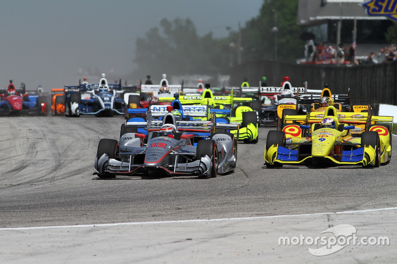 Start: Will Power, Team Penske Chevrolet leads