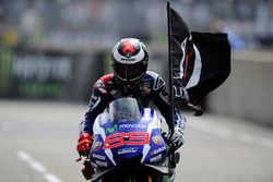 Race winner Jorge Lorenzo, Yamaha Factory Racing