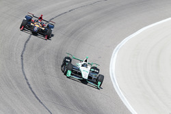 Simon Pagenaud, Team Penske Chevrolet, Mikhail Aleshin, Schmidt Peterson Motorsports Honda