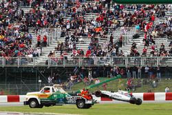 Felipe Massa, Williams FW38 crashed in the first practice session