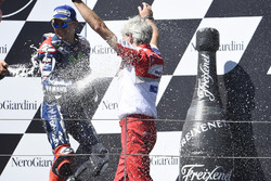 Gigi Dall'Igna, Directeur Général Ducati Corse, Jorge Lorenzo, Yamaha Factory Racing