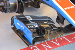 Manor Racing MRT05, detail front wing