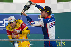Race winner Antonio Giovinazzi, PREMA Racing, third place Luca Ghiotto, Trident