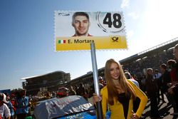 Chica de la parrilla de Edoardo Mortara, Audi Sport Team Abt Sportsline, Audi RS 5 DTM.