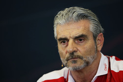 Maurizio Arrivabene, director Ferrari Team en la Conferencia de prensa FIA