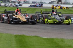 James Hinchcliffe, Schmidt Peterson Motorsports Honda, Charlie Kimball, Chip Ganassi Racing Chevrole