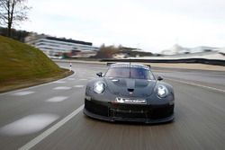 Rollout of the 2017 Porsche GTE/GTLM car at Weissach