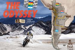 Map of the Dakar 2017