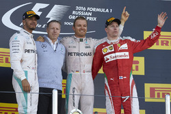 Podium: 1. Nico Rosberg, Mercedes AMG F1 Team; 2. Lewis Hamilton, Mercedes AMG F1 Team; 3. Kimi Räik