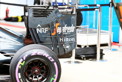 Le côté de l'aileron arrière de la McLaren MP4-31