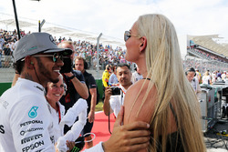 Льюис Хэмилтон, Mercedes AMG F1, и бывшая горнолыжница Линдси Вонн