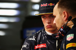 Max Verstappen, Red Bull Racing with Gianpiero Lambiase, Red Bull Racing Engineer