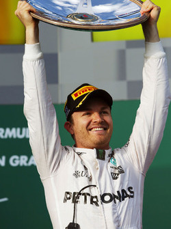 Podium: winner Nico Rosberg, Mercedes AMG F1 Team