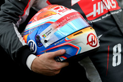 Helmet of Romain Grosjean, Haas F1 Team