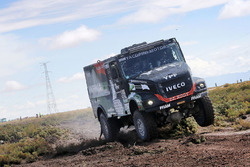 #502 Team De Rooy Iveco: Federico Villagra, Adrian Yacopini, Ricardo Torlaschi