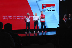 Davide Tardozzi, Team Principal Ducati Team, Paolo Ciabatti, directeur sportif Ducati Corse